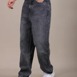 Shein Low Rise Fly With Button Closure Stone Wash Jeans image 3