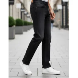 Shein Ankle Length Fly with Button Closure Mid Wash Jeans image 2