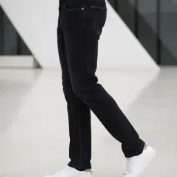 Shein Full Length Fly with Button Closure Mid Wash Jeans image 2