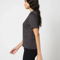 rio basic Women Regular Fit Crew-Neck T-Shirt image 3