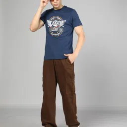 Shein Short Sleeve Typographic Back & Chest Print Crew Tshirt image 4