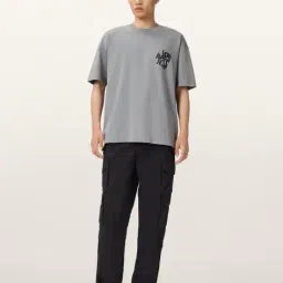 all saints Orlando Logo Print Regular Fit Crew-Neck T-Shirt image 4