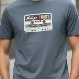 Shein Short Sleeve Graphic Chest Print Crew Tshirt image 1