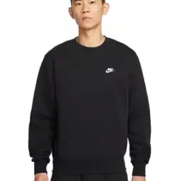 nike Club Logo Embroidered Regular Fit Crew-Neck T-Shirt-picture-53