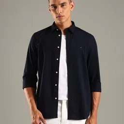 tommy hilfiger Kent Collar Poplin Flex Slim Fit Shirt-picture-12