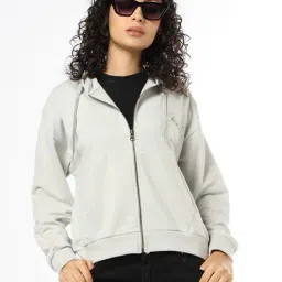 buda jeans co Buda women sweatshirts &, light grey, xs image 1