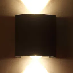 decorativeray Admiration Metal Wall Flush Mount Light (Black) image 5