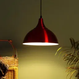 decorativeray Zerlin Red Aluminium Hanging Light-picture-43