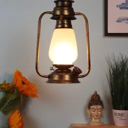decorativeray Gabon Antic White Iron Hanging Light image 1