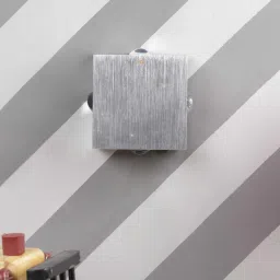 decorativeray Electa Metal Wall Flush Mount Light (Silver) image 2