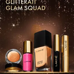 Lakme Primer+Gloss Glitterati Collection Shine Nail Polish 6 ml - Berry Blush image 4