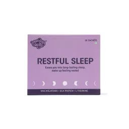 Morning Fresh Restful Sleep Aid with Melatonin 5mg Tulsi flavour - (Size: 30 Sachets in 1 Box)-picture-10