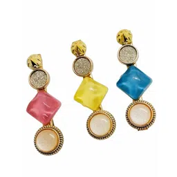 FEMMIBELLA Set of 3 Embellished Alligator Hair Clip-image-88