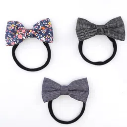 Choko Girls Set of 3 Bow Detail Ponytail Holders-picture-38