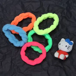 Jewelz Girls Multi Set of 5 Lace Ponytail Holders-picture-19