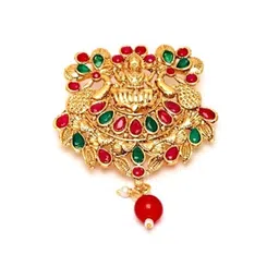 Sanjog Jadai South Indian Juda Bun Comb Pin Billai Hair Brooch with Hook-picture-30