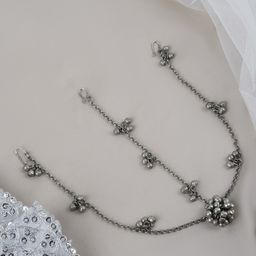 TEEJH Oxidised Ghungroo Maang Tikka-picture-31