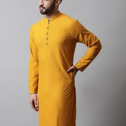 Jompers Men Ethnic Motifs Thread Work Cotton Kurta-picture-18