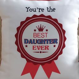 fnp Best Daughter Ever Printed Cushion Mug Combo-picture-30