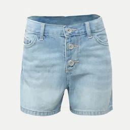 BAESD Girls Washed Mid-Rise Denim Shorts-picture-29
