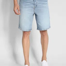 AMERICAN EAGLE OUTFITTERS Men Washed Denim Shorts Technology-picture-16