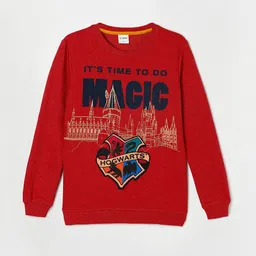 Fame Forever by Lifestyle Boys Red Printed Sweatshirt-picture-57