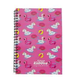 Smily Kiddos Kids Pink A5 Lined Note-Book Stationery image 1