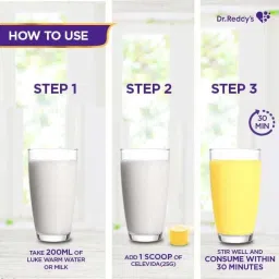 dr. reddy’s Dr. Reddy's Celevida Protein Powder Drink for Diabetes Management by Dr. Reddys| Chocolate Flavour| No Added sugar | Millet based | For Glycemic control & Immunity Support | 400gm image 5