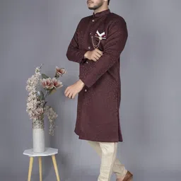 AMZIRA Printed Sherwani image 3