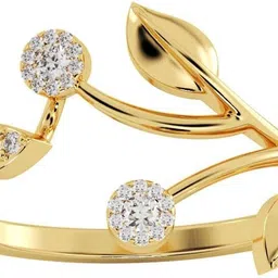avsar AVR1106YB 14kt Cubic Zirconia Yellow Gold ring-image-3