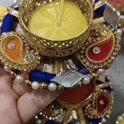 avighan Plastic, Bronze Tealight Holder Set-picture-35