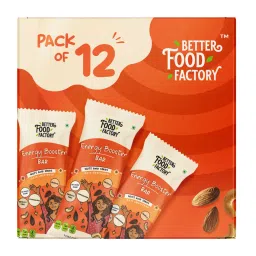 Better Food Factory Energy Booster - Energy Bar with 4G Protein & 4G Fiber Each - Healthy and Tasty Energy Bar (Date Sweetened) - With No Added Sugar, No Trans Fat, No Cholesterol and No Preservertives|Nuts and Seeds-image-36