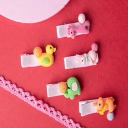 Jewelz Girls Set of 5 Alligator Hair Clip image 4