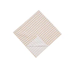 Tiber Taber Unisex Checked Summer Friendly Pure Malai Cotton Swaddle image 2