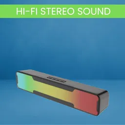 GUGGU Megabar (PORTABLE HOME TV SOUNDBAR) Dynamic Thunder Sound With RGB LightYJ451 20 W Bluetooth Soundbar-picture-19