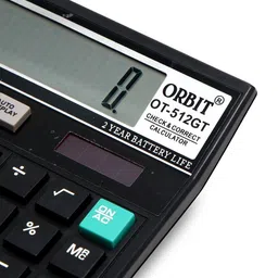 peacora OT-512GT Calculator: Advanced 12-Digit Display with Dual Power & Extra Functions OT-512GT BasicCalculator image 3