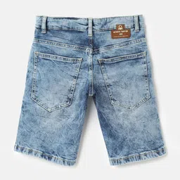 United Colors of Benetton Boys Washed Denim Shorts Technology image 4