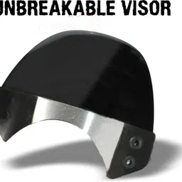 dazzride Unbreakable Headlight Chrome Visor Windshield For Hunter 350 Wind Deflector Bike Headlight Visor image 4