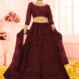 udbhav export Embroidered Semi Stitched Lehenga Choli-picture-17