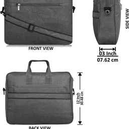 hvh world Men & Women Grey Messenger Bag image 2
