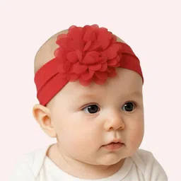 rainbow retail Adorable Newborn Baby Girls Headbands Soft, Colorful & Stylish Designs Set Of 6 Head Band image 3