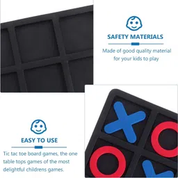 shreevi Classic Tic Tac Toe Toy Game Zero and Cross Game Wooden Tic Tac Toe Game for Kid 5 cm Surfing Board image 5