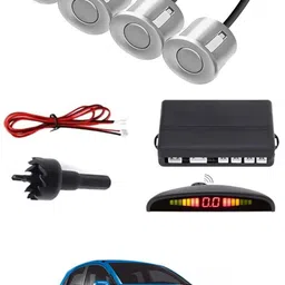 zplus Universal 4 Silver Reverse Parking Sensor With LED Display For Cars-41 Safety of Passengers/Car One Alarm Kit-1324 Parking Sensor-picture-13