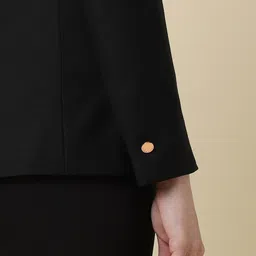 allen solly Women Solid Single Breasted Formal Blazer image 3