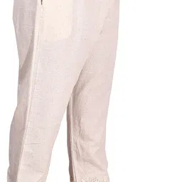 zeny creation Self Design Khadi Women Harem Pants image 3