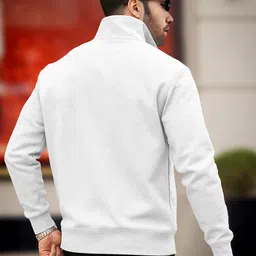 tripr Men Full Sleeve Solid Sweatshirt image 2