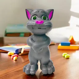 mahi zone Talking Tom Cat Toy For Kids Intelligent Speaking Repeats & Music_M455-picture-12