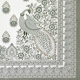 clothology Cotton King Flat 240 TC Jaipuri Prints Bedsheet image 2