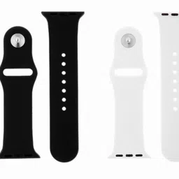 Firetook Plain Strap Silicon Bands/Straps Compatible with Watch T55/T550 W26, 49mm 45mm 44mm 42mm Men & Women, Adjustable Strap with Metal G-Hook Premium Strap for iWatch Ultra Series SE 8 7 6 5 4 3 2 1 Smart Watch Strap Smart Watch Strap-image-28