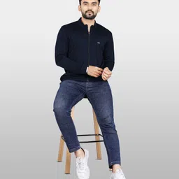 vebnor Men Solid Sports Jacket image 3